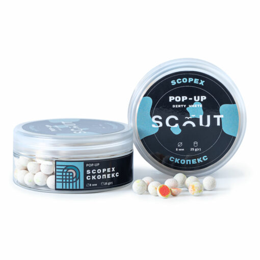 Бойли pop-up Scout «Scopex Dirty White» 8mm